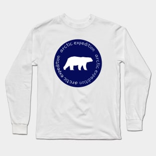 arctic expedition,polar bear Long Sleeve T-Shirt